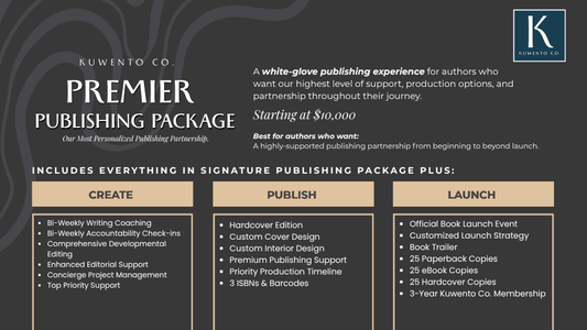Premier Publishing Package - Initial Payment