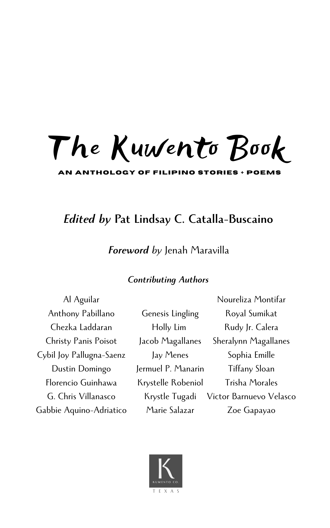 [E-BOOK] The Kuwento Book: An Anthology of Filipino Stories + Poems